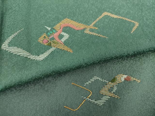 平和屋着物●訪問着　作家物　竹屋町刺繍　駒刺繍　総刺繍　紋満紀　暈し染め　金糸　正絹　逸品　DABG8520ps
