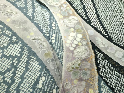 平和屋着物●訪問着　作家物　辻が花　金彩　正絹　逸品　DABG8522ps