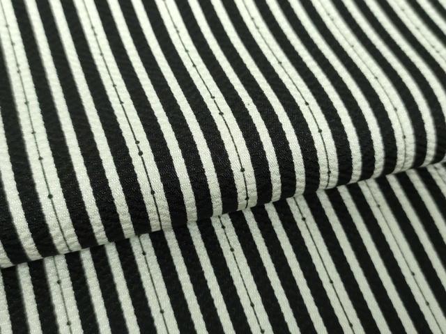 平和屋着物●上質な小紋　変わり間道　正絹　逸品　DABG8523ps