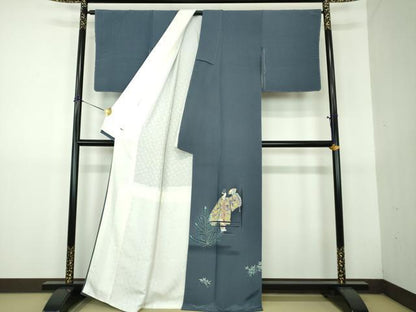 平和屋着物●豪華色留袖　友禅　作家物　能　笹松文　暈し染め　さが美扱い　正絹　逸品　未使用　DABG8532ps