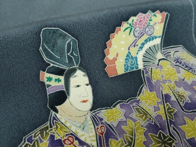平和屋着物●豪華色留袖　友禅　作家物　能　笹松文　暈し染め　さが美扱い　正絹　逸品　未使用　DABG8532ps