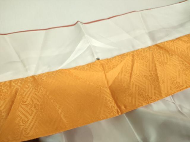 平和屋着物●訪問着　駒刺繍　雪輪籬花文　暈し染め　金彩　正絹　逸品　DABG8537ps