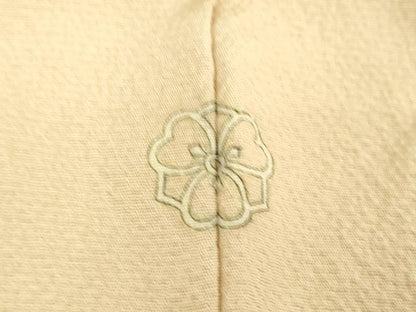 平和屋着物●訪問着　刺繍　舞梅　舞桜　暈し染め　金彩　反端付き　正絹　逸品　DABG8539ps