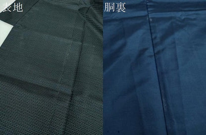 平和屋着物●男性　本場大島紬　100亀甲　総詰め　正絹　逸品　DABG8556ps