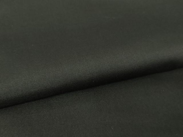 平和屋着物●本場縞大島紬　色無地　黒地　正絹　逸品　DABG8561ps