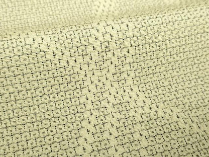 平和屋着物●本塩沢　110亀甲　斜線文　正絹　逸品　DABG8580ps