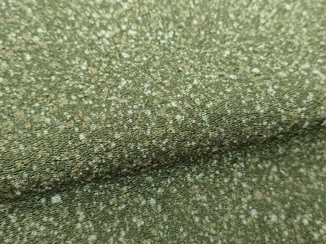 平和屋着物●上質な小紋　作家物　たたき染め　正絹　逸品　DABG8596ps