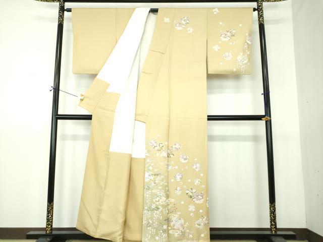 平和屋着物●訪問着　流水宝尽くし花文　暈し染め　金彩　正絹　逸品　DABG8619ps
