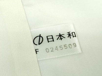 平和屋着物●江戸小紋　万筋　黒色×灰色　正絹　逸品　DABG8636ps
