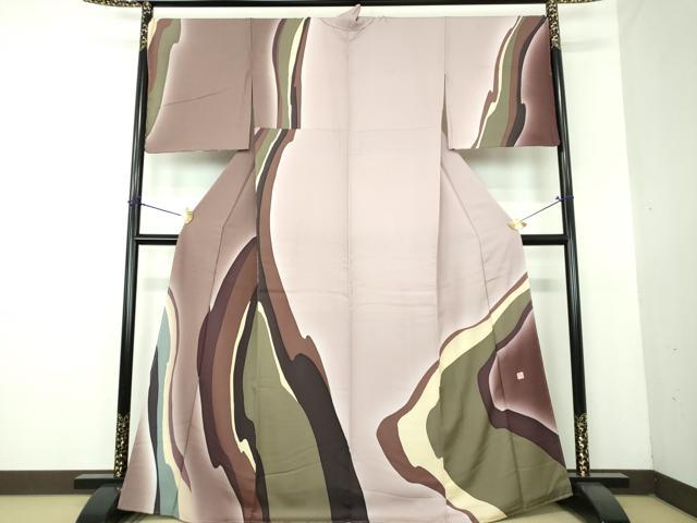 平和屋着物●訪問着　作家物　霞文　正絹　逸品　未使用　DABG8641ps