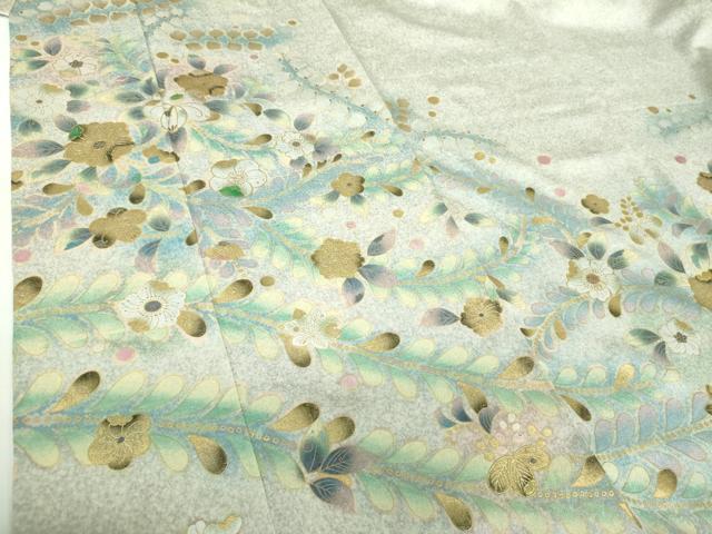 平和屋着物●訪問着　螺鈿　辻が花　暈し染め　金銀彩　正絹　逸品　DABG8642ps