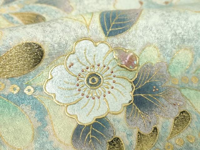 平和屋着物●訪問着　螺鈿　辻が花　暈し染め　金銀彩　正絹　逸品　DABG8642ps