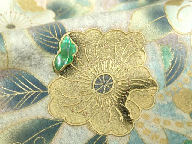 平和屋着物●訪問着　螺鈿　辻が花　暈し染め　金銀彩　正絹　逸品　DABG8642ps