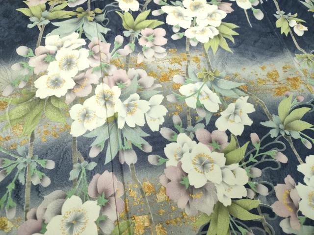 平和屋着物●豪華振袖　立波枝垂れ桜　暈し染め　金彩　正絹　逸品　DABG8646ps