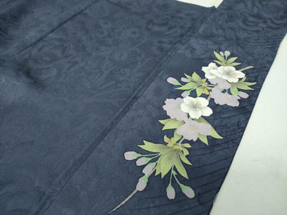 平和屋着物●豪華振袖　立波枝垂れ桜　暈し染め　金彩　正絹　逸品　DABG8646ps