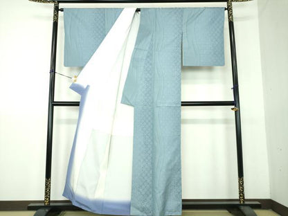 平和屋着物●本場大島紬　七宝繋ぎ　正絹　逸品　DABG8669ps