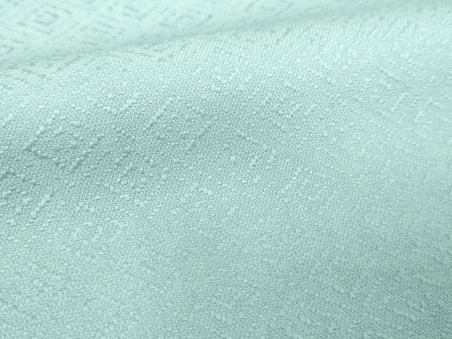 平和屋着物●上質な色無地　菱地紋　水色　正絹　逸品　未使用　DABG8673ps