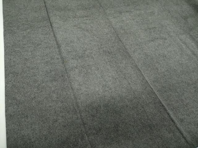 平和屋着物●伝統工芸士　染谷梅治　江戸小紋　鮫小紋柄　黒地　正絹　逸品　DABG8685ps