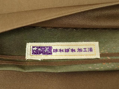 平和屋着物▼中国三大刺繍 スワトウ相良刺繍 汕頭相良刺繍 総刺繍 太鼓柄袋帯 霞吉祥花青海波 金糸 引箔 さが美扱い 正絹 逸品 DABG8771ps