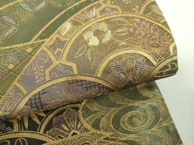 平和屋着物▽中国三大刺繍 スワトウ相良刺繍 汕頭相良刺繍 総刺繍 太鼓