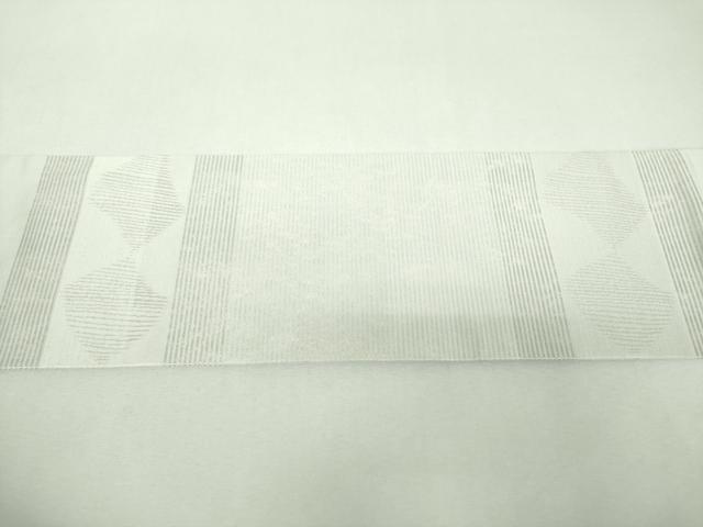 平和屋着物▼中国三大刺繍　相良刺繍　総刺繍　九寸名古屋帯　駒刺繍　花唐草文　金彩　銀糸　引箔　長尺　正絹　逸品　DABG8960ps