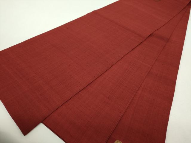 平和屋着物●中国三大刺繍　スワトウ相良刺繍　汕頭相良刺繍　総刺繍　太鼓柄袋帯　紬地　更紗花文　金糸　正絹　逸品　DABG8992ps
