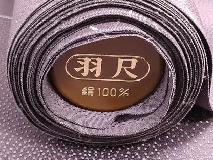 平和屋着物▼羽織・コート　反物　羽尺　地紋起こし　幾何学文様　逸品　未使用　DABG9045we