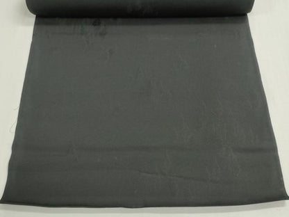 平和屋着物▼羽織・コート　黒生地　反物　羽尺　樹林地紋　逸品　未使用　DABG9064we