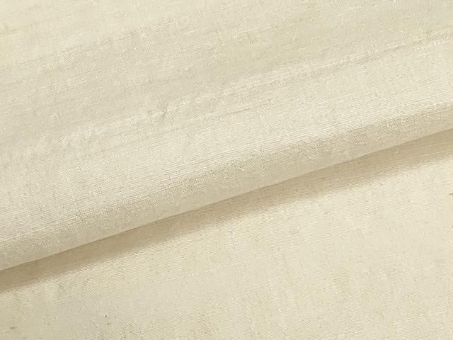 平和屋着物▼白生地　反物　着尺　紬地　生成り色　逸品　未使用　DABG9125we