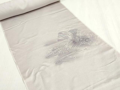 平和屋着物▼付下げ　反物　着尺　刺繍　色紙風景花松文　暈し染め　逸品　未使用　DABG9131we