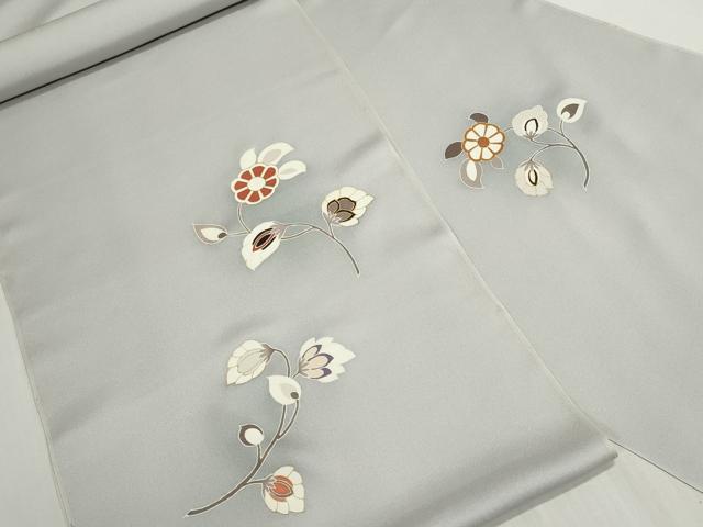 平和屋着物▼付下げ　反物　着尺　刺繍　花丸文　金彩　逸品　未使用　DABG9138we