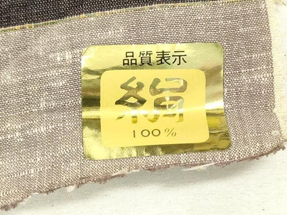 平和屋着物▼秋葉紬　反物　着尺　花松文　証紙付き　逸品　未使用　DABG9234we
