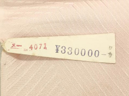 平和屋着物▼付下げ　反物　着尺　総刺繍　草花文　上代33万　伊と幸　逸品　未使用　DABG9235we