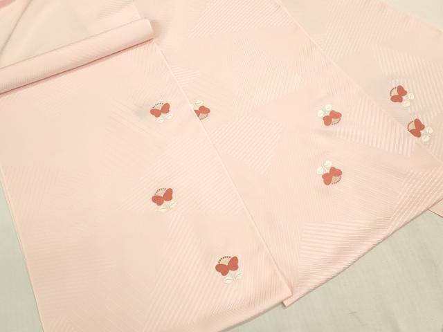 平和屋着物▼付下げ　反物　着尺　総刺繍　草花文　上代33万　伊と幸　逸品　未使用　DABG9235we