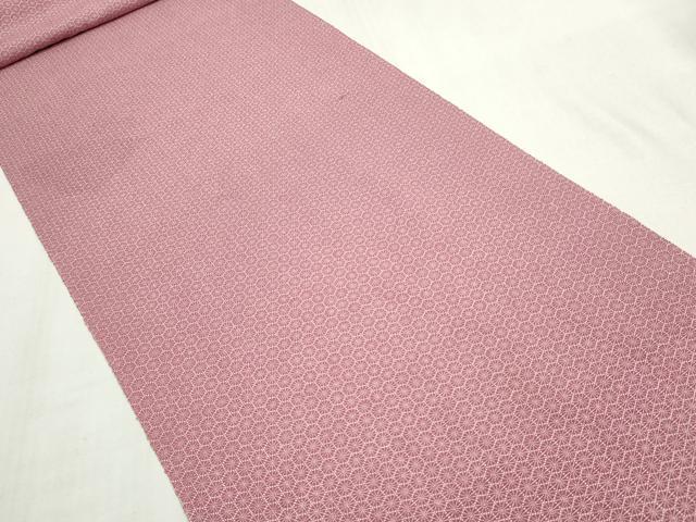 平和屋着物▼小紋　反物　着尺　亀甲文　逸品　未使用　DABG9246we