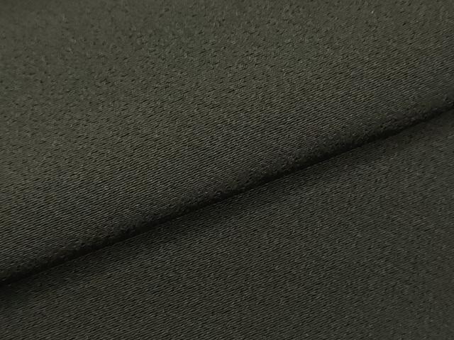 平和屋着物▼黒紋付　黒生地　解き反物　着尺　逸品　DABG9253we