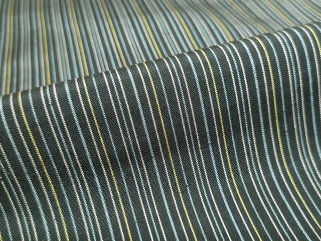 平和屋着物▼小紋　反物　着尺　縞　未使用　DABG9271we