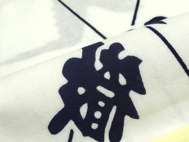 平和屋着物＊夏物　浴衣　反物　着尺　東京本染　四股名　相撲　力士　大徹　燕　綿　未使用　DABG9335we