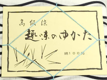 平和屋着物＊夏物　浴衣　反物　着尺　注染　立涌文　綿　逸品　未使用　DABG9362we