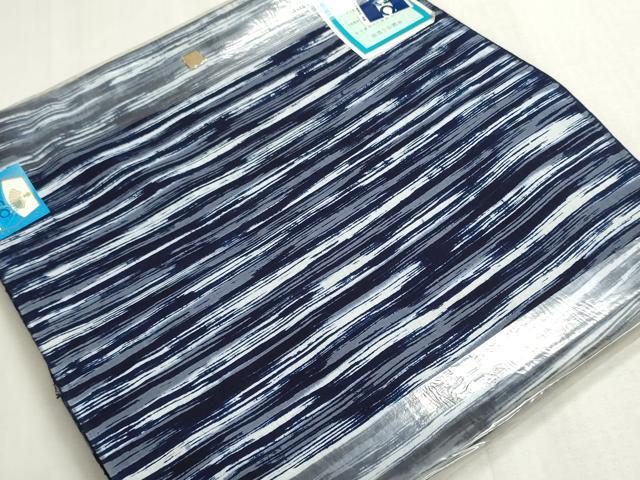 平和屋着物＊夏物　浴衣　読売ジャイアンツ　反物　着尺　注染　本染　霞文　綿　逸品　未使用　DABG9364we