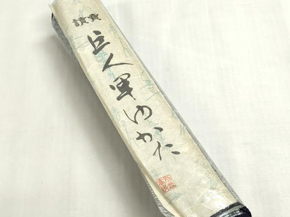 平和屋着物＊夏物　男性　浴衣　読売巨人軍　反物　着尺　注染　幾何学文様　綿　逸品　未使用　DABG9368we