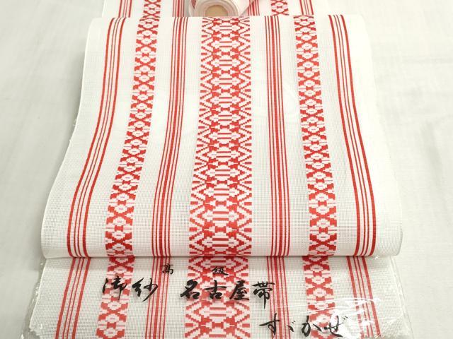 平和屋着物＊夏物　名古屋帯　帯反物　博多織　紗献上　未使用　DABG9393we