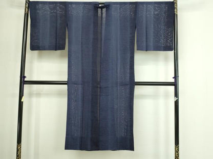 平和屋着物▽道中着　スリーシーズン　春夏秋　塵除け　霞文　正絹　逸品　DABG9549sf