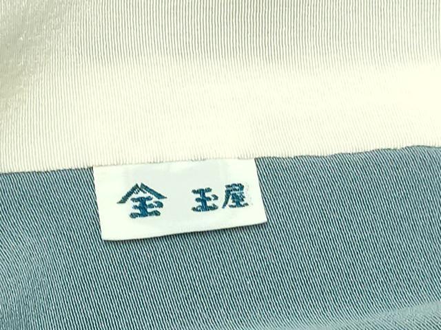 平和屋着物▽訪問着　単衣　刺繍　枝花文　正絹　逸品　DABG9584sf