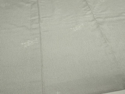平和屋着物▽お召　単衣　本しぼ絣　絣文様　証紙付き　正絹　逸品　DABG9615sf