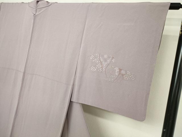 平和屋着物▽中国三大刺繍　汕頭刺繍　スワトウ刺繍　総刺繍　訪問着　単衣　鳳凰更紗花文　正絹　逸品　DABG9623sf