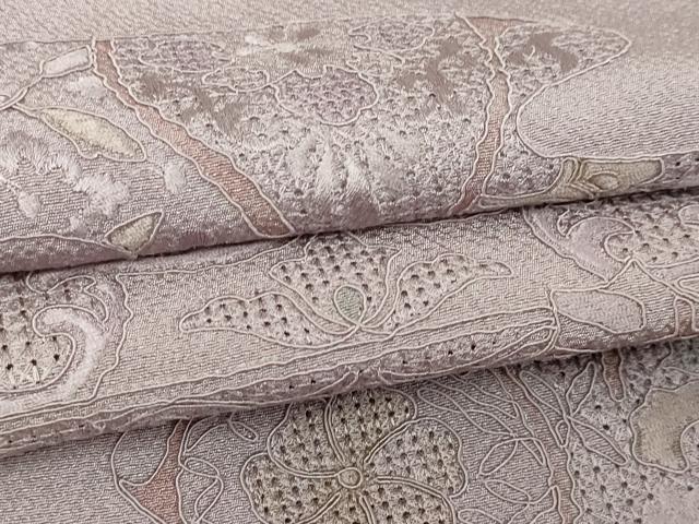 平和屋着物▽中国三大刺繍　汕頭刺繍　スワトウ刺繍　総刺繍　訪問着　単衣　鳳凰更紗花文　正絹　逸品　DABG9623sf