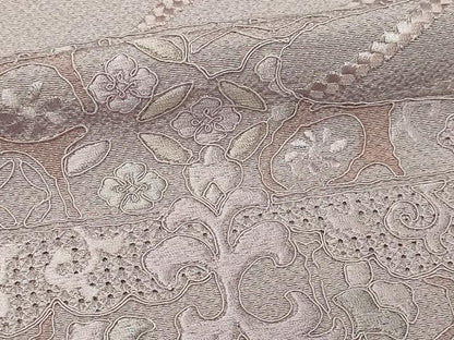 平和屋着物▽中国三大刺繍　汕頭刺繍　スワトウ刺繍　総刺繍　訪問着　単衣　鳳凰更紗花文　正絹　逸品　DABG9623sf