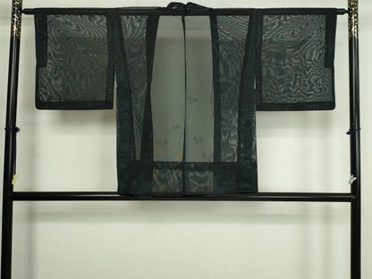平和屋着物▽羽織　スリーシーズン　春夏秋　塵除け　舞花文　正絹　逸品　DABG9700sf
