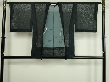 平和屋着物▽羽織　スリーシーズン　春夏秋　塵除け　舞花文　正絹　逸品　DABG9700sf